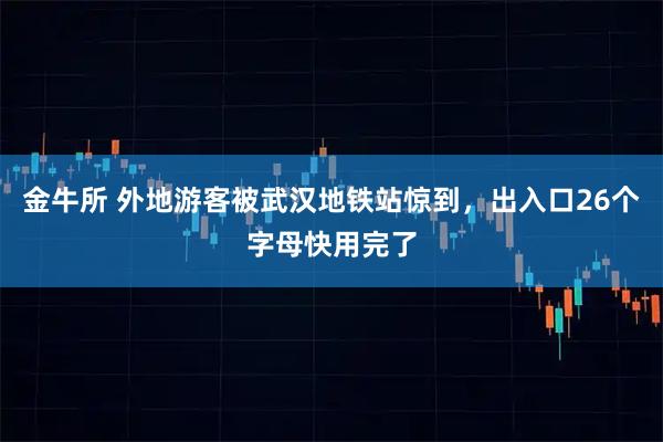 金牛所 外地游客被武汉地铁站惊到，出入口26个字母快用完了