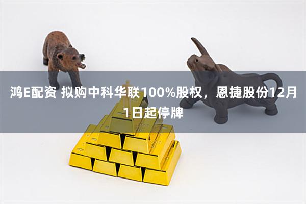 鸿E配资 拟购中科华联100%股权，恩捷股份12月1日起停牌